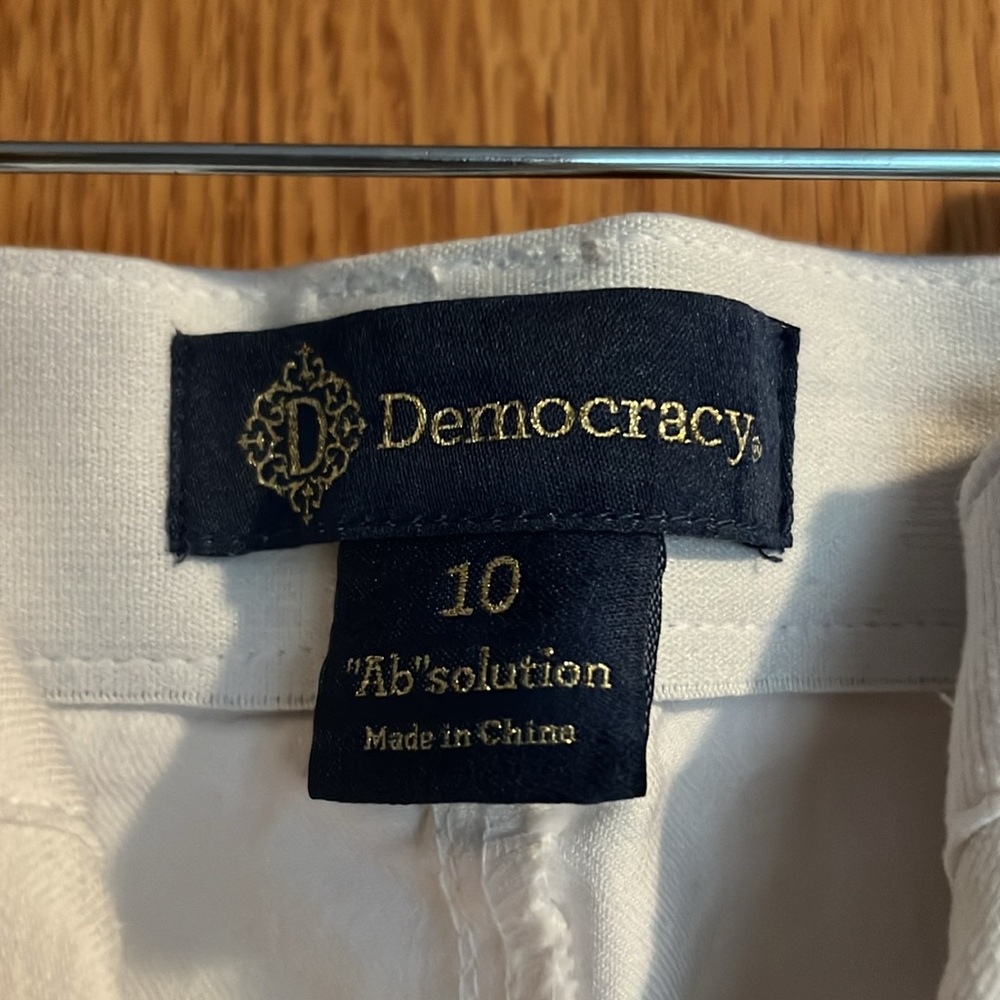 Democracy. Absolution. Size 10. White Flared Jean… - image 3